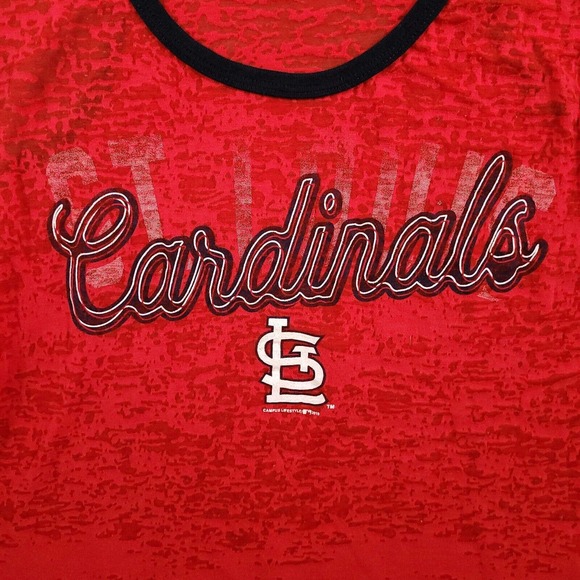 St. Louis Cardinals Shirt Girls Extra Large Red Tank Top Campus Lifestyle Tee‎ - Picture 4 of 10